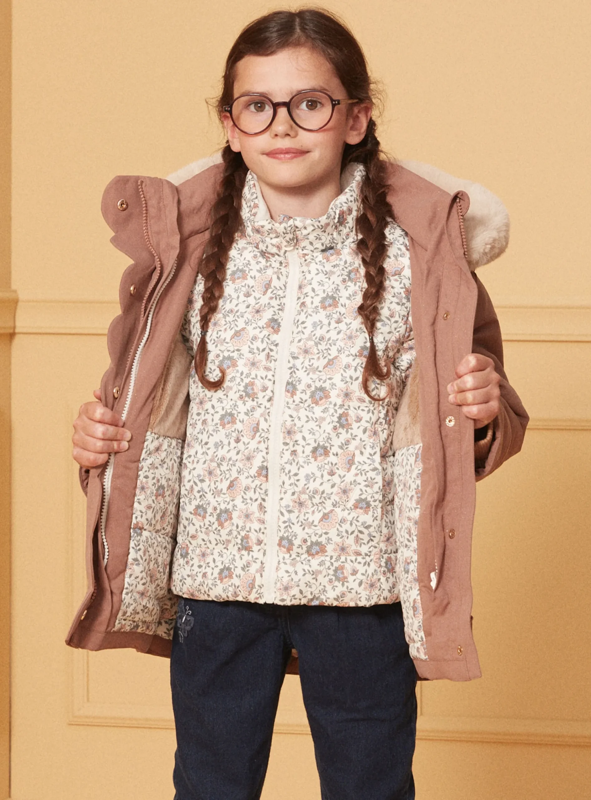 Coat, Parka, Jacket-Sergent Major Light brown PARKA