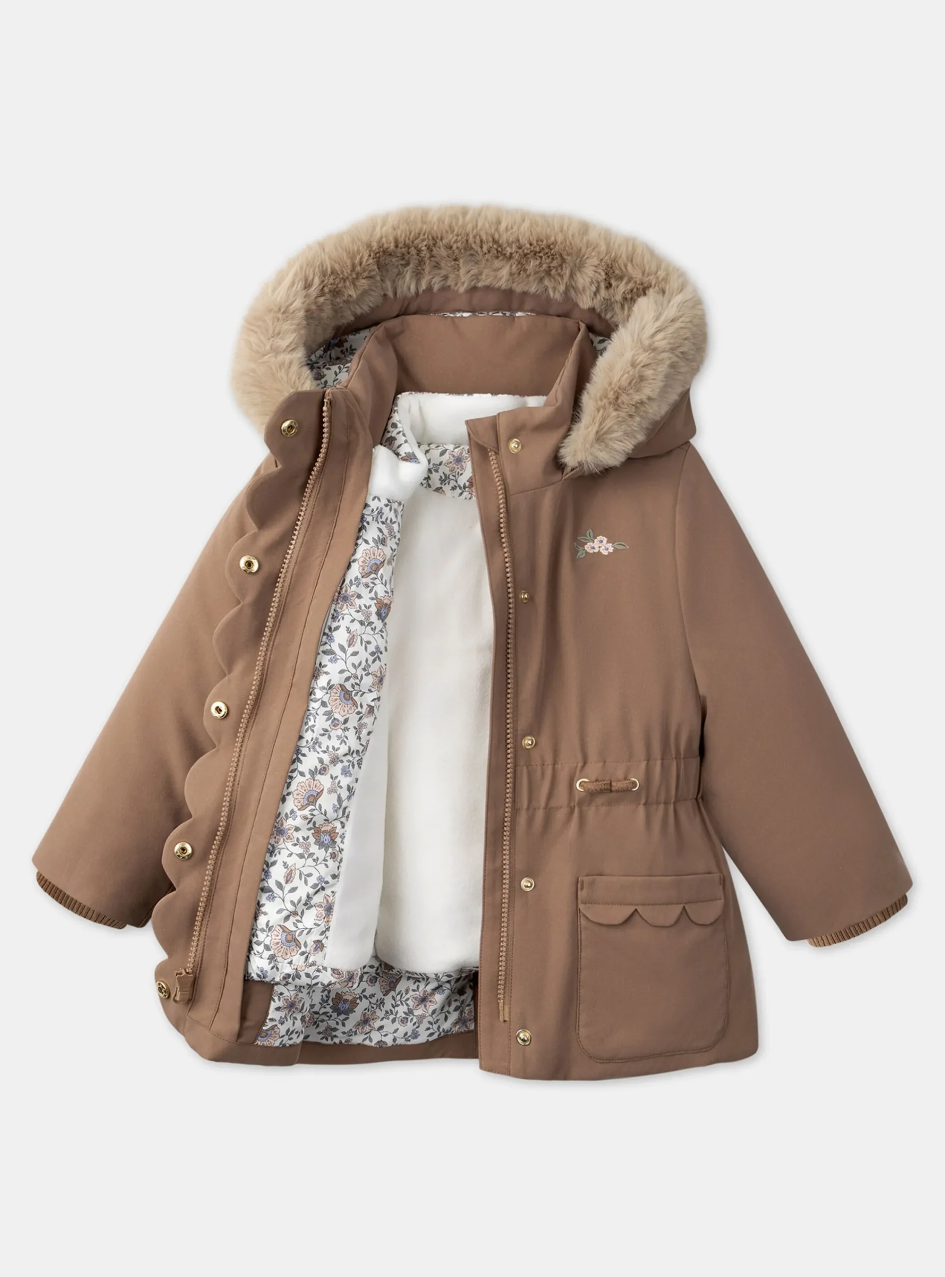 Coat, Parka, Jacket-Sergent Major Light brown PARKA