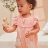 Pajamas & Rompers | Pajamas & Rompers-Sergent Major Light coral BABYGROW
