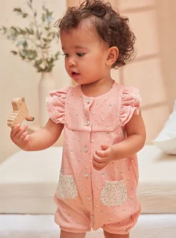 Pajamas & Rompers | Pajamas & Rompers-Sergent Major Light coral BABYGROW