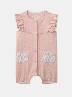 Pajamas & Rompers | Pajamas & Rompers-Sergent Major Light coral BABYGROW