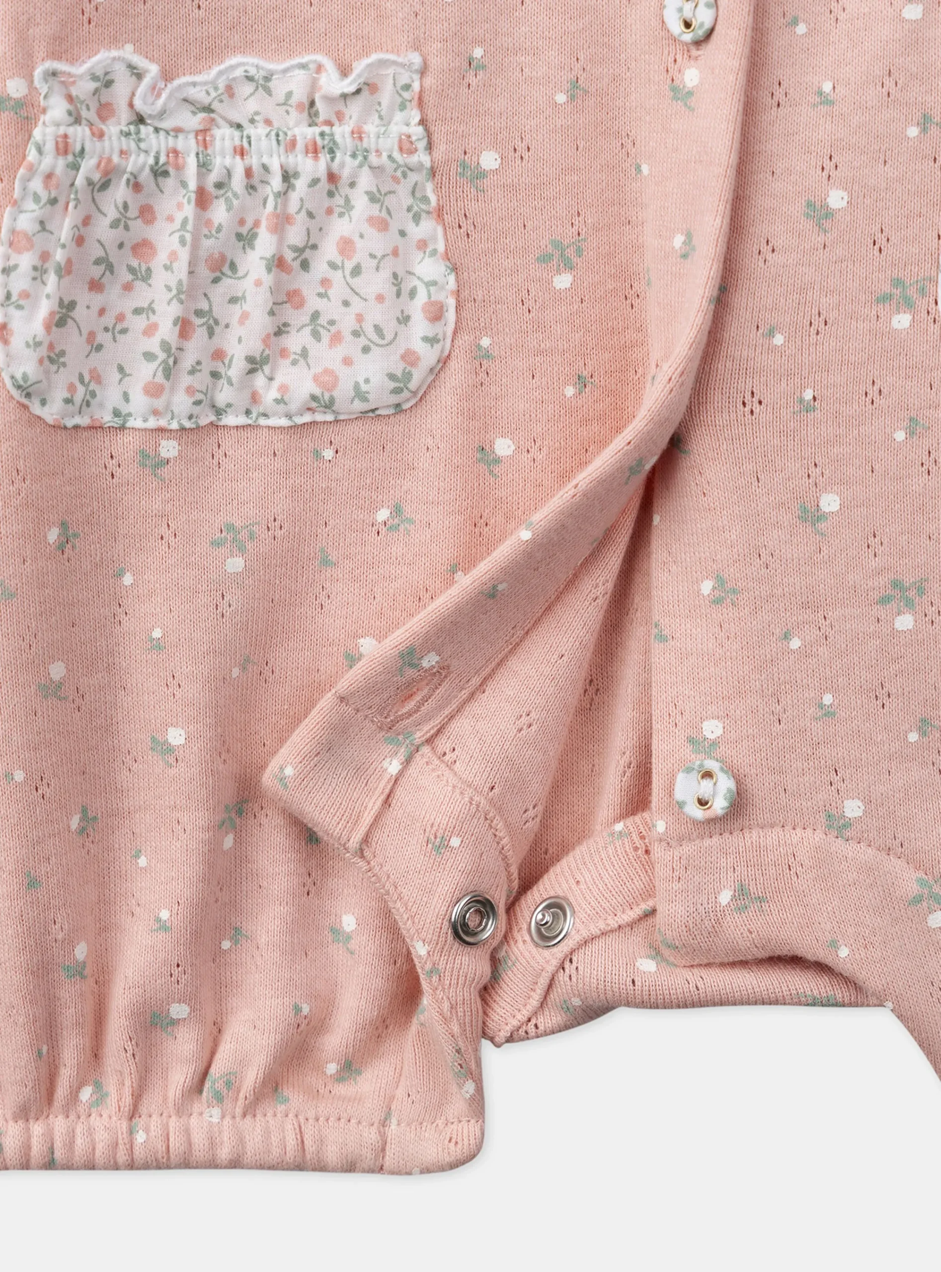 Pajamas & Rompers | Pajamas & Rompers-Sergent Major Light coral BABYGROW