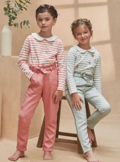 Trousers, Jeans And Legging-Sergent Major Light coral PANTS