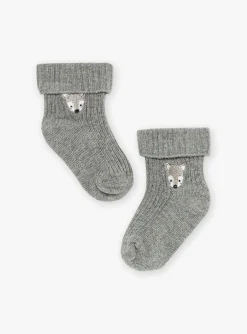 Suits And Ensembles-Sergent Major Light gray top, pajama bottoms and socks