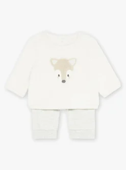 Suits And Ensembles-Sergent Major Light gray top, pajama bottoms and socks