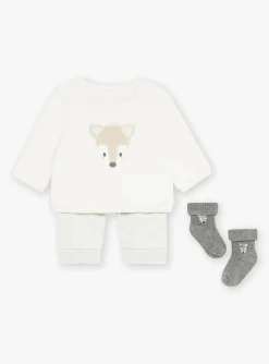 Suits And Ensembles-Sergent Major Light gray top, pajama bottoms and socks