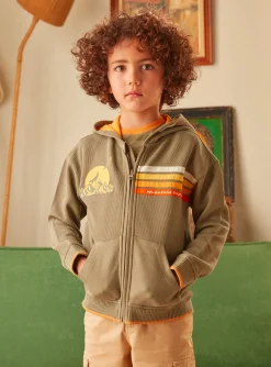 Knitwear, Sweater, Cardigan-Sergent Major Light green KIDS CARDIGAN