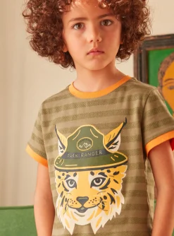 T-shirt, Polo Shirt-Sergent Major Light green TEE SHIRT SS
