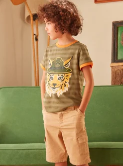 T-shirt, Polo Shirt-Sergent Major Light green TEE SHIRT SS