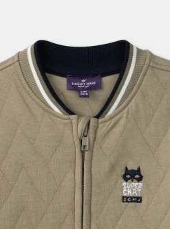 Knitwear, Sweater, Cardigan-Sergent Major Light Kaki KIDS CARDIGAN