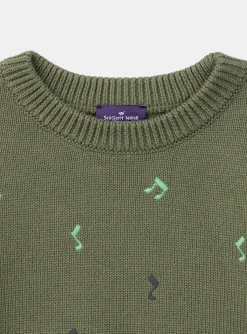Knitwear, Sweater, Cardigan-Sergent Major Light Kaki PULLOVER
