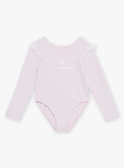 Sweatpants-Sergent Major Lilac long-sleeved bodysuit