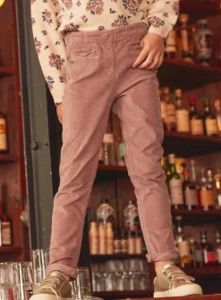 Trousers, Jeans And Legging-Sergent Major Lilac velvet pants