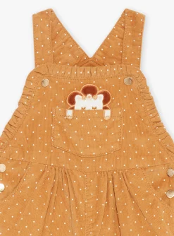 Romper, Jumpsuit & Outfit | Romper, Jumpsuit & Outfit-Sergent Major Long yellow corduroy dungarees with polka-dot print