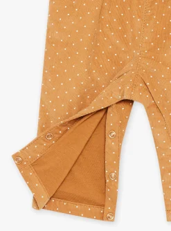 Romper, Jumpsuit & Outfit | Romper, Jumpsuit & Outfit-Sergent Major Long yellow corduroy dungarees with polka-dot print