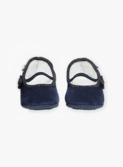 Shoes-Sergent Major Midnight blue ballerina slippers
