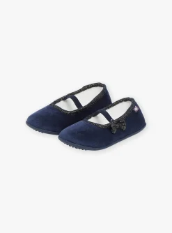 Shoes-Sergent Major Midnight blue ballerina slippers