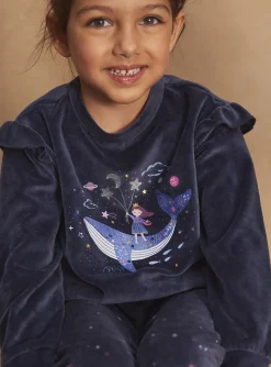Pajamas-Sergent Major Midnight blue pyjama top and bottoms