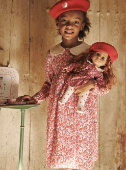 Toys & Softies-Sergent Major Mon Adorable Poup&eacute;e doll set, dress, tights and beret