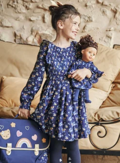 Toys & Softies-Sergent Major Mon Adorable Poup&eacute;e doll set, dress, tights and backpack
