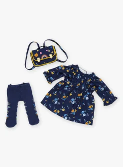 Toys & Softies-Sergent Major Mon Adorable Poup&eacute;e doll set, dress, tights and backpack