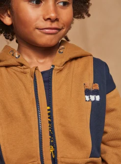 Sweatpants-Sergent Major Navy and brown hoodie