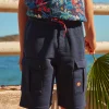 Bermuda Shorts-Sergent Major Navy BERMUDA