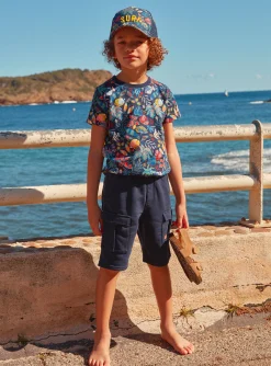 Bermuda Shorts-Sergent Major Navy BERMUDA
