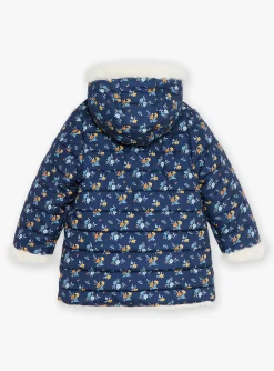Coat, Parka, Jacket-Sergent Major Navy blue and ecru reversible down jacket