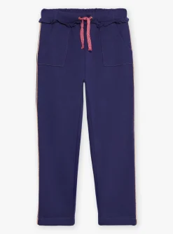 Sweatpants-Sergent Major Navy blue and pink jogging suit