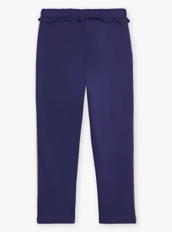Sweatpants-Sergent Major Navy blue and pink jogging suit