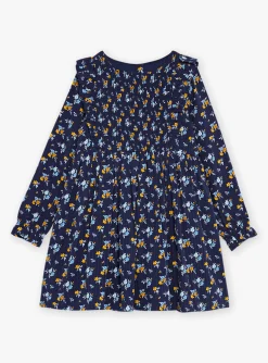 Dress-Sergent Major Navy blue dress with floral print