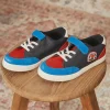 Shoes-Sergent Major Navy blue leather sneakers