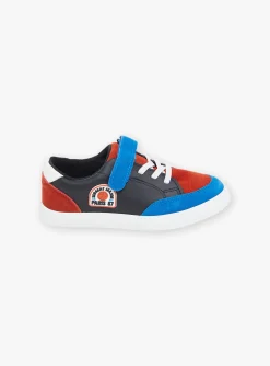 Shoes-Sergent Major Navy blue leather sneakers