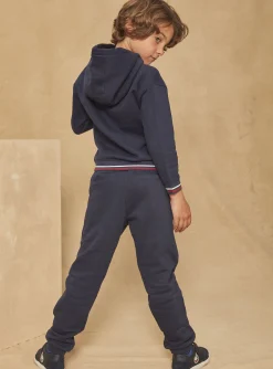 Sweatpants | Knitwear, Sweater, Cardigan-Sergent Major Navy blue long-sleeved hoodie