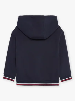 Sweatpants | Knitwear, Sweater, Cardigan-Sergent Major Navy blue long-sleeved hoodie