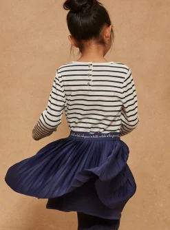 Shirt, T-shirt-Sergent Major Navy blue striped T-shirt