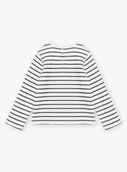 Shirt, T-shirt-Sergent Major Navy blue striped T-shirt