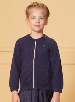 Knitwear, Sweater, Cardigan-Sergent Major Navy CARDIGAN