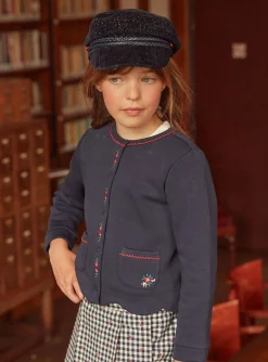 Knitwear, Sweater, Cardigan-Sergent Major Navy CARDIGAN