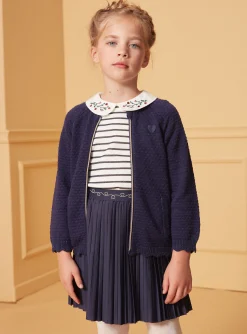 Knitwear, Sweater, Cardigan-Sergent Major Navy CARDIGAN