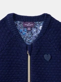 Knitwear, Sweater, Cardigan-Sergent Major Navy CARDIGAN