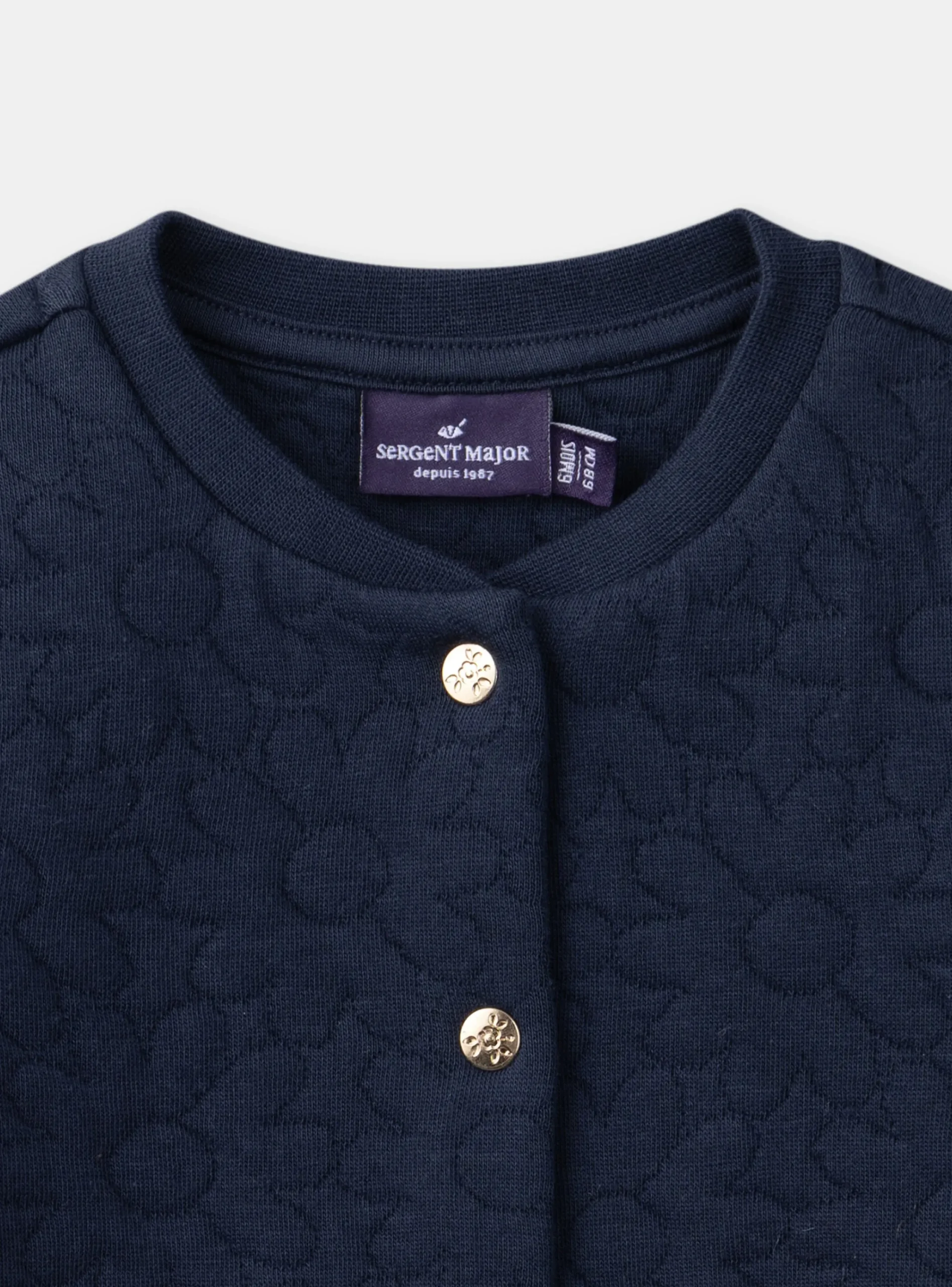 Knitwear, Sweater, Cardigan | Knitwear, Sweater, Cardigan-Sergent Major Navy CARDIGAN