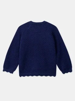 Knitwear, Sweater, Cardigan-Sergent Major Navy CARDIGAN