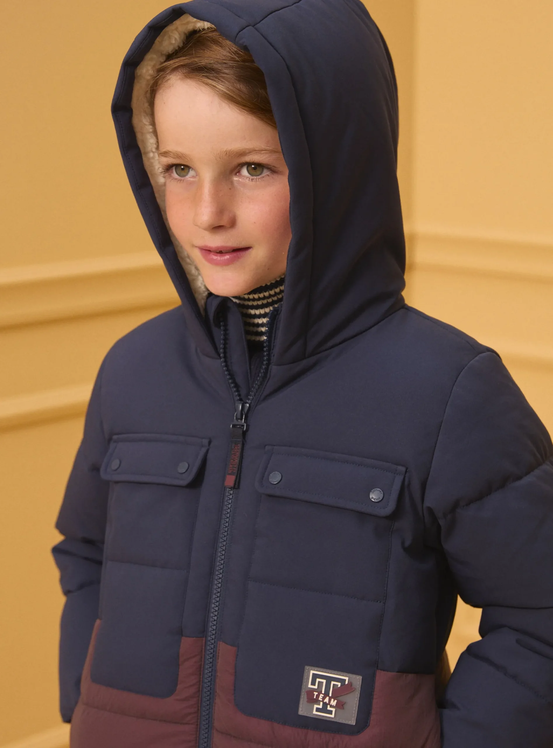 Coat, Parka, Jacket-Sergent Major Navy DOWN JACKET