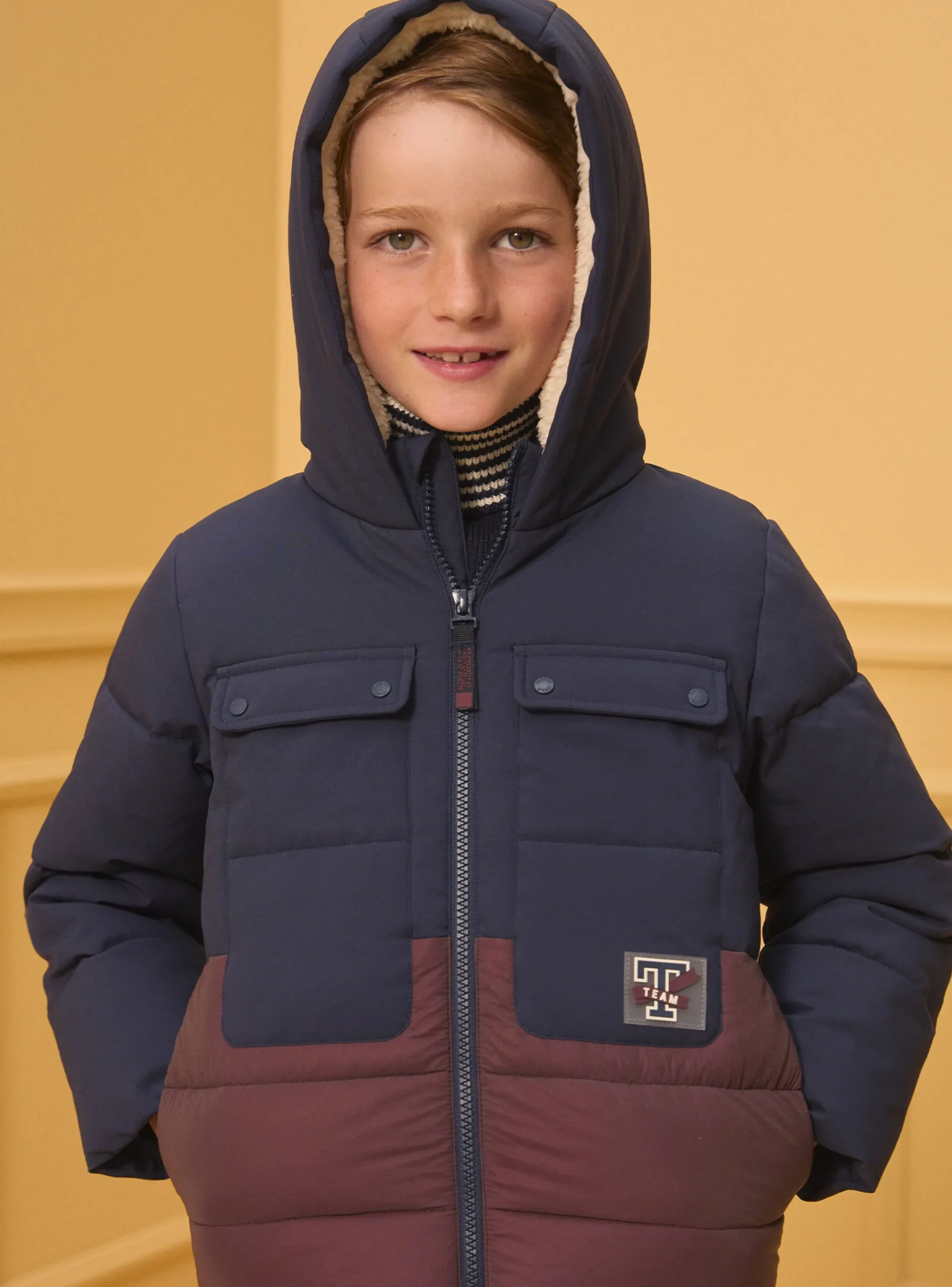 Coat, Parka, Jacket-Sergent Major Navy DOWN JACKET
