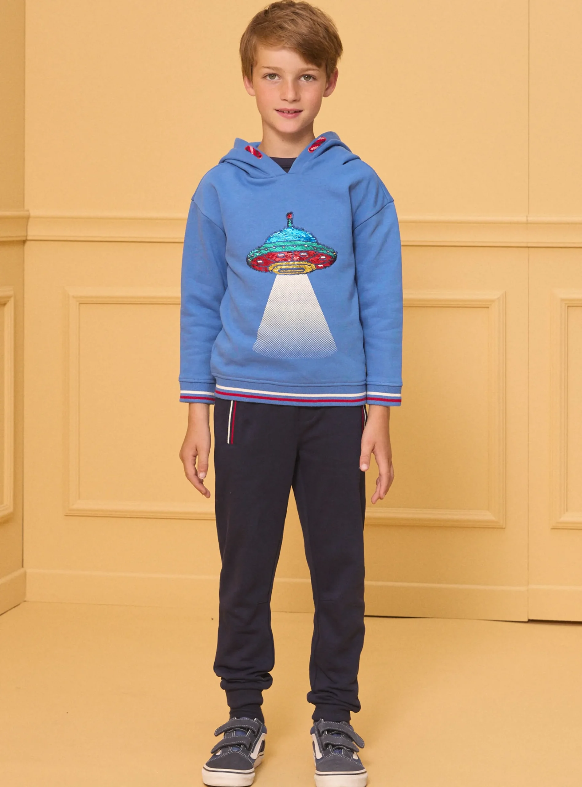 Sweatpants-Sergent Major Navy JOGGING PANTS