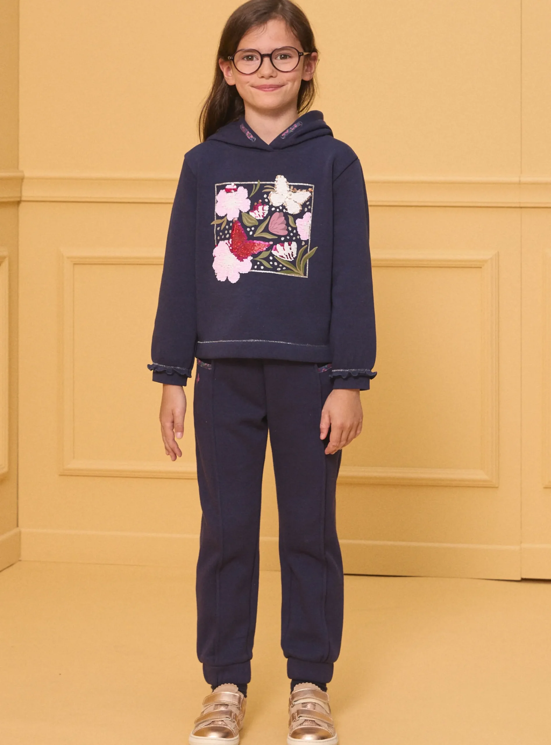 Sweatpants-Sergent Major Navy JOGGING PANTS