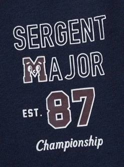 Sweatpants-Sergent Major Navy JOGGING PANTS