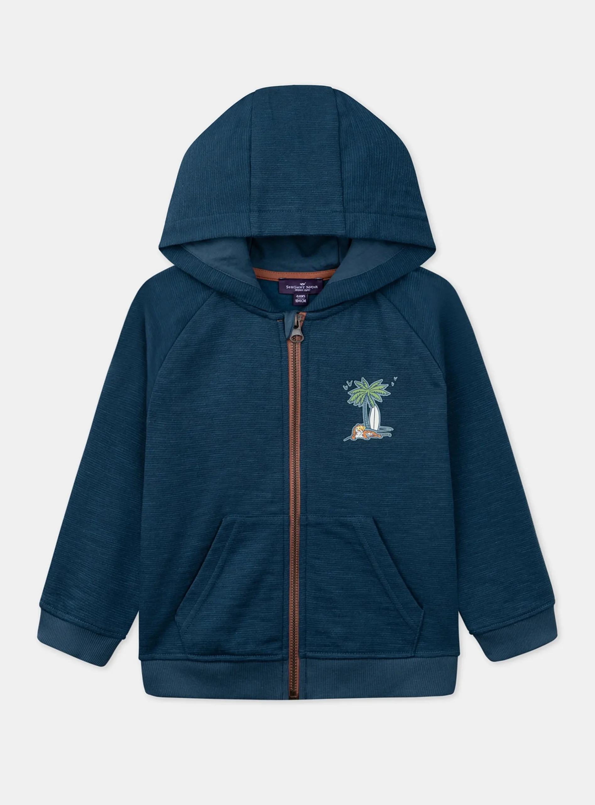 Knitwear, Sweater, Cardigan-Sergent Major Navy KIDS CARDIGAN